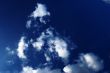 Blue sky and white clouds