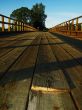 boards of the village bridge