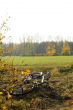 Bicycle on a grass