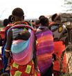 Samburu women and children