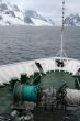 Bow of cruise ship