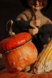Autumn pumpkin composition