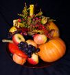 Autumn pumpkin composition