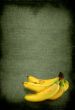 bananas against retro background
