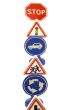 set of road sign
