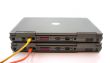 2 Laptops with network Cables