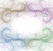 Border - Quad Color Swirls