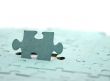 Jigsaw Focus on Upright piece Shallow DOF