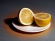 orange on a dish