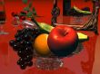 fruit on red