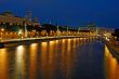nightly landscape of Moscow