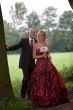 Happy bride and groom
