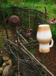 village life - braided fence and pitcher
