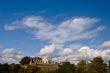 Stirling castle under a cloudy sky