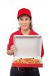 Pizza delivery woman