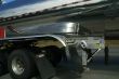 Traffic reflected on tanker truck