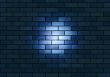 Blue brick texture