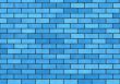 Blue brick texture