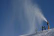 Skiers in the snow