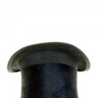 Black hat on white