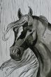 black horse painting