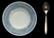 Saucer and teaspoon