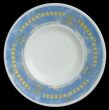 Saucer with a blue border