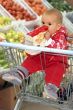 baby in supermarket