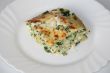 Vegetarian lasagne with ricotta cheese and spinach filling
