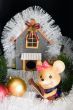 Christmas home with mouse
