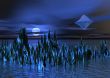 Night. UFO
