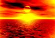 Sunset. Illustration