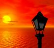 Sunset.