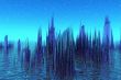 Blue landscape