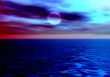 Night. Ocean