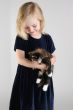 girl and kitten
