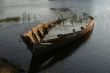 Aging wooden boat