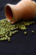split peas at terracotta jug