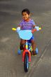 Riding a bike