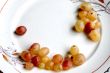 Grapes in the dish
