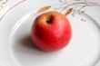 Apple in the dish