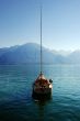 boat on the Lake Geneva