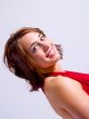 red dress
