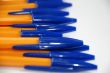 Ball pens of orange color