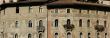 Panorama of fresco wall