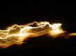 abstract yellow light with black background
