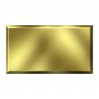 3D Golden Square Button