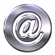 3D Silver Framed Email Symbol