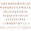 Wooden Font