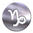 3D Silver Capricorn